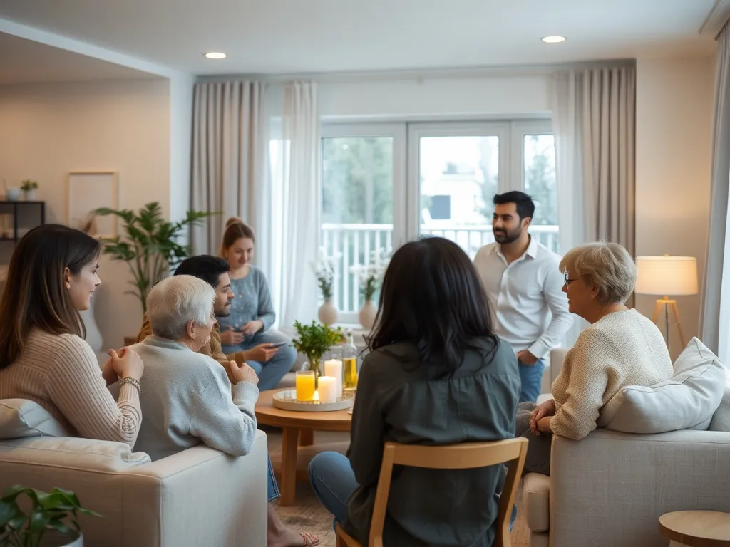 Ambient lighting setup